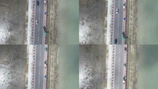 海上公路航拍高清在线视频素材下载