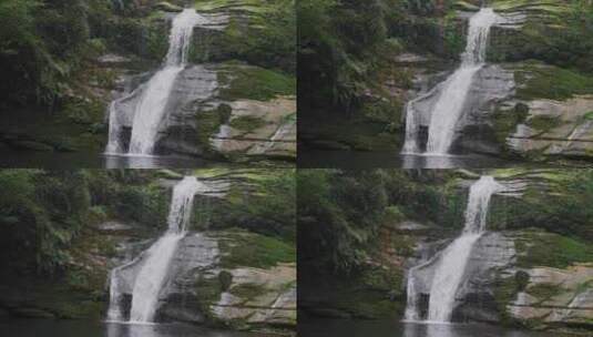 瀑布水流流动高清在线视频素材下载