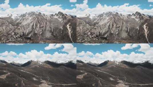 航拍西藏雪山高清在线视频素材下载