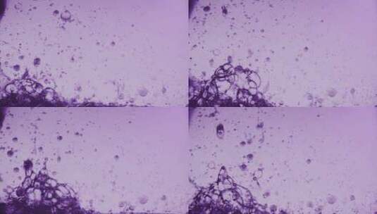 紫色气泡上升运动背景高清在线视频素材下载