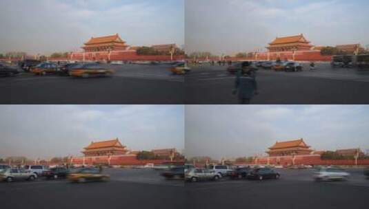 北京城市延时画面航拍高清视频素材高清在线视频素材下载