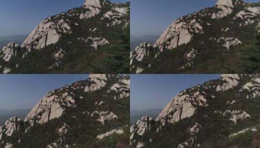 4K无人机航拍高山景色自然远眺运动白天高清在线视频素材下载