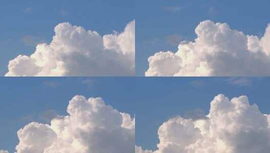 高清实拍天空中的白云高清在线视频素材下载