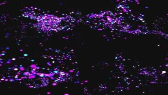 紫色浪漫炫彩粒子高清在线视频素材下载