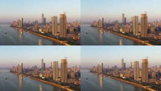 4k航拍长沙城市全景高清在线视频素材下载