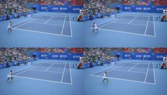 网球比赛竞技高清在线视频素材下载