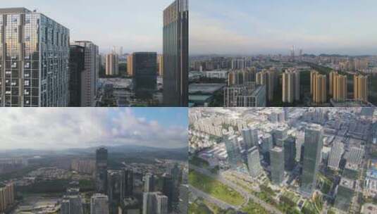 东莞南城航拍合集高清在线视频素材下载