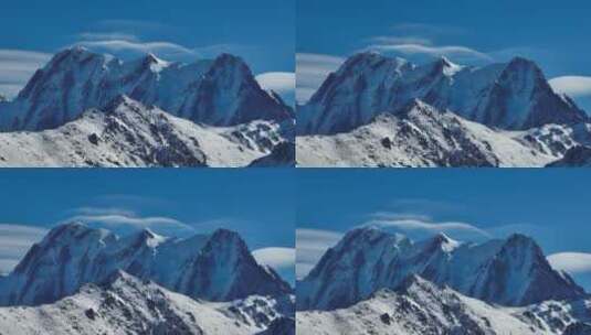 新疆天山天池4K航拍高清在线视频素材下载