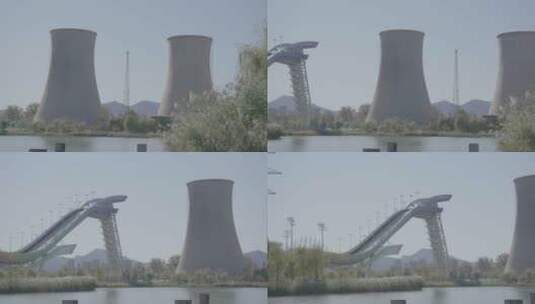 北京首钢集团 冬奥会场地高清在线视频素材下载