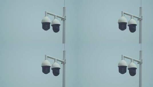 城市安全监控摄像头高清在线视频素材下载