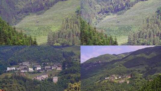 桂林山上的房子少数民族高清在线视频素材下载