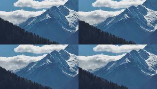 西藏 南迦巴瓦峰 航拍 709 雪山高清在线视频素材下载