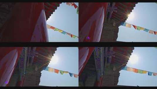 西安城市印迹-寺庙高清在线视频素材下载