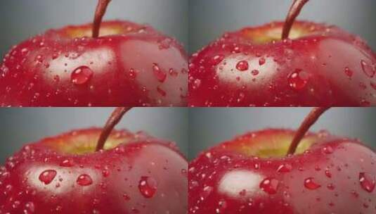 红苹果旋转高清在线视频素材下载