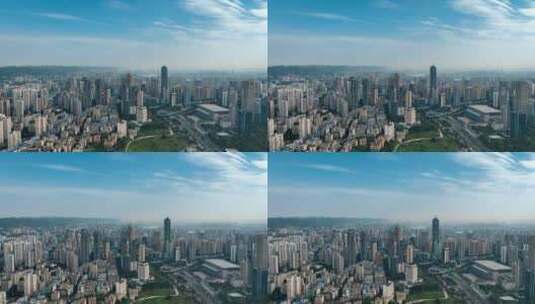 4K重庆城市南坪高空航拍高清在线视频素材下载