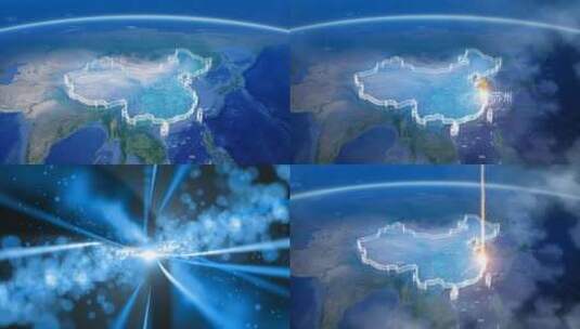 地球俯冲定位江苏辐射中国苏州高清在线视频素材下载