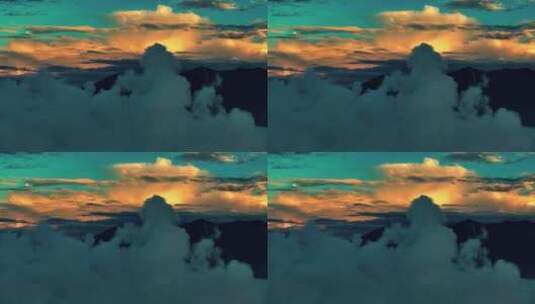 形态不同的云彩 云层高清在线视频素材下载