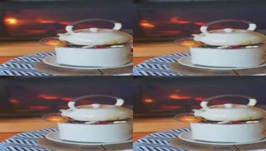 围炉煮茶休闲生活高清在线视频素材下载