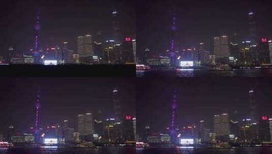 上海外滩夜景高清在线视频素材下载