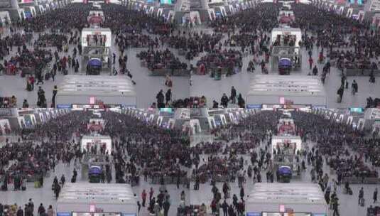 杭州东站延时高清在线视频素材下载