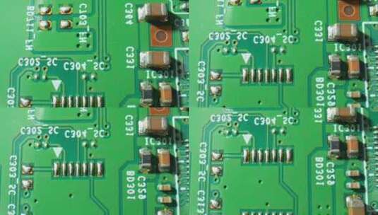 印刷电路板的宏视频。4K镜头。高清在线视频素材下载