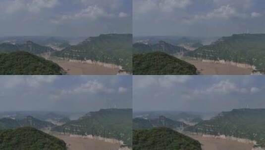 河南济源黄河三峡风景区视频高清在线视频素材下载