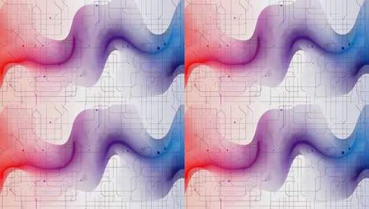 科技粒子线条抽象背景高清在线视频素材下载