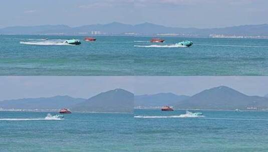 海南三亚西岛风景区游客旅游治愈唯美镜头高清在线视频素材下载