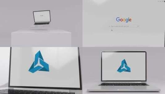 网页搜索动态网页设计logo演绎AE模板高清AE视频素材下载