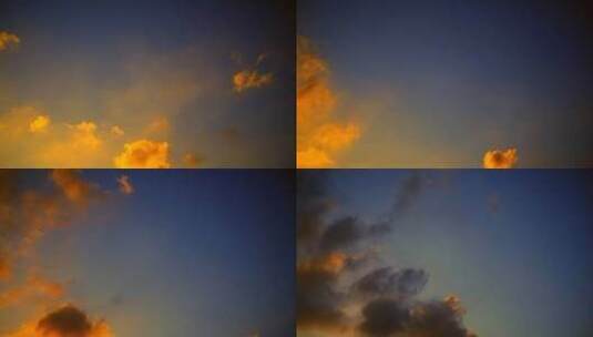天空的黄昏美景高清在线视频素材下载