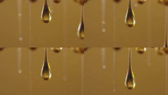 2K高速摄影蜂蜜滴落1高清在线视频素材下载