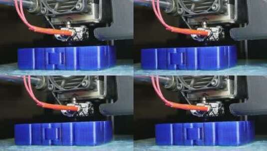 塑料零件的现代3D打印技术高清在线视频素材下载