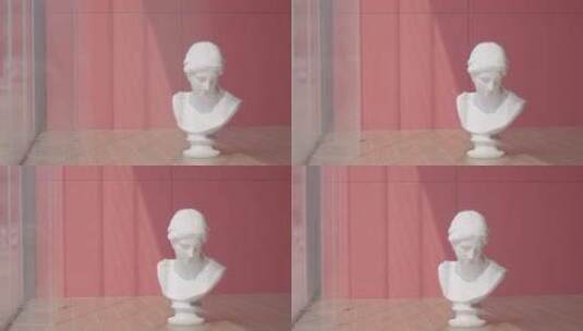 断臂维纳斯光影雕塑素描水彩训练高清在线视频素材下载