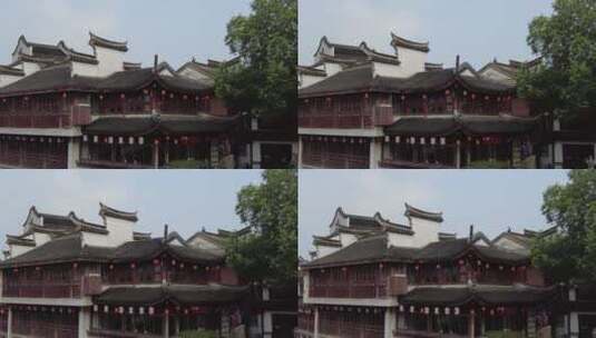 上海七宝古镇4K实拍高清在线视频素材下载