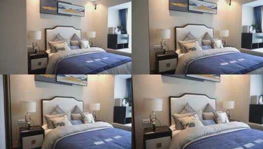 大床房卧室高清在线视频素材下载