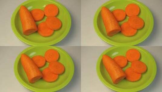 新鲜胡萝卜4K视频高清在线视频素材下载