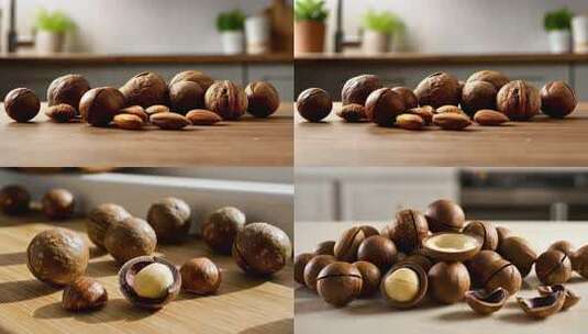 夏威夷果(2)高清在线视频素材下载