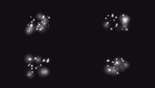 闪光光芒粒子光斑闪光灯梦幻高清在线视频素材下载