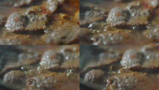 水煮肉片高清在线视频素材下载