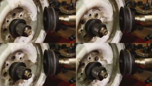 轿车轮架修理机高清在线视频素材下载