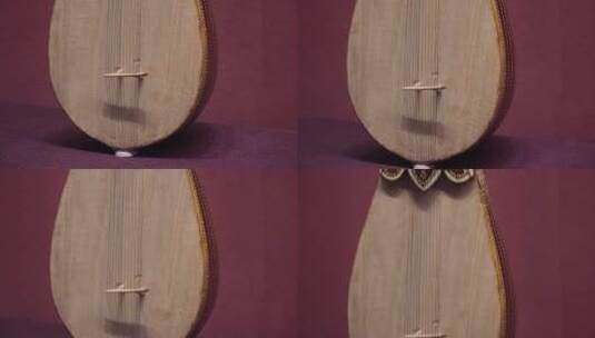 冬不拉马头琴二胡琵琶乐器高清在线视频素材下载