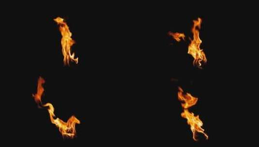 大火 火灾 着火 火焰 火元素 火焰蔓延高清在线视频素材下载
