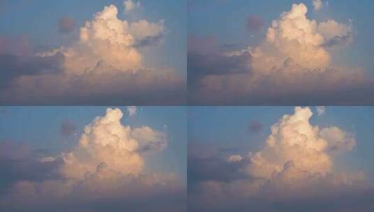 云彩 傍晚的云 云的延时 黄昏落日时分的云高清在线视频素材下载