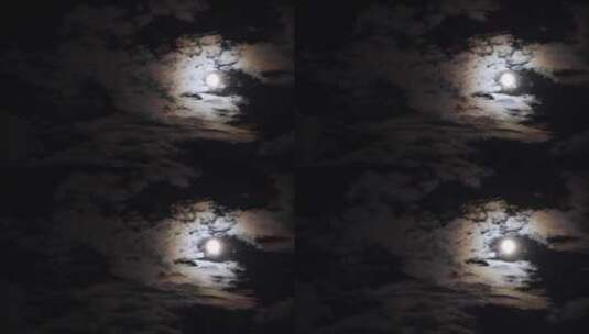 八月十五的月亮 中秋佳节夜晚的月亮高清在线视频素材下载