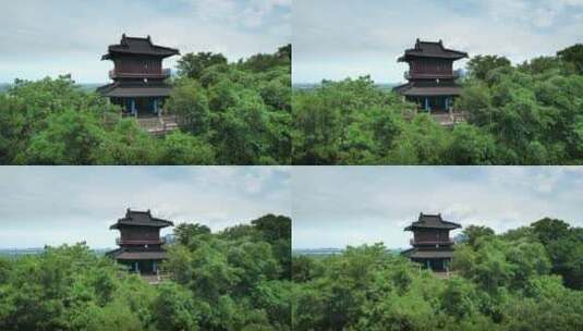 绍兴市梅山景区航拍风光高清在线视频素材下载