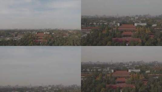 北京中轴线 景山寿皇殿 九举牌楼高清在线视频素材下载