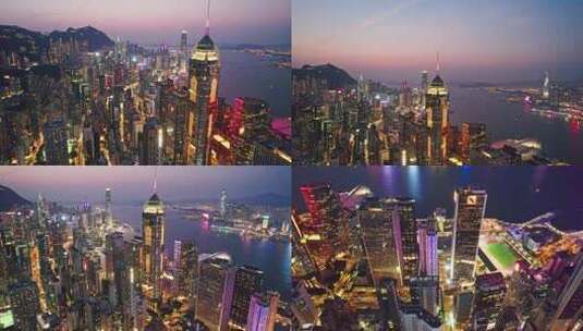 航拍香港高清在线视频素材下载
