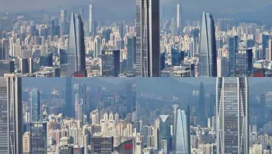 深圳高楼大厦航拍高清在线视频素材下载