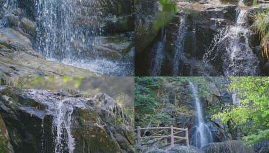 水水源溪流溪水瀑布山水生态高清在线视频素材下载