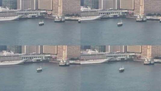 香港维多利亚港游轮高清在线视频素材下载